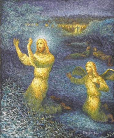 ゲッセマネの祈り -Jesus prays in Gethsemane-